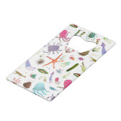 カラフルな海洋生物 クレジットカード栓抜き (裏面アングル)