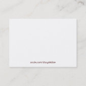 カラフルな海賊船の演劇の日付カード コーリングカード (裏面)