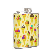 カラフルな漫画のアイスクリームコーン フラスク (右)