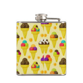 カラフルな漫画のアイスクリームコーン フラスク (裏面)