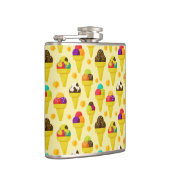 カラフルな漫画のアイスクリームコーン フラスク (右)