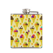 カラフルな漫画のアイスクリームコーン フラスク (裏面)