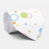 カラフルな点のタイ ネクタイ (ロール)