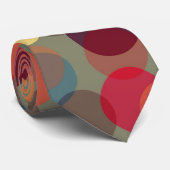 カラフルな点のタイ ネクタイ (ロール)