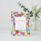 カラフルな点 招待状 (スタンド正面)