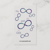 カラフルな無限-科学者の名刺 名刺 (裏面)