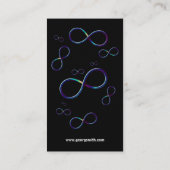 カラフルな無限|科学者 名刺 (裏面)