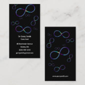 カラフルな無限|科学者 名刺 (正面/裏面)