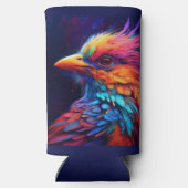 カラフルな熱帯の鳥 スリム缶クーラー (裏面)