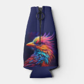 カラフルな熱帯の鳥 ボトルクーラー (裏面)