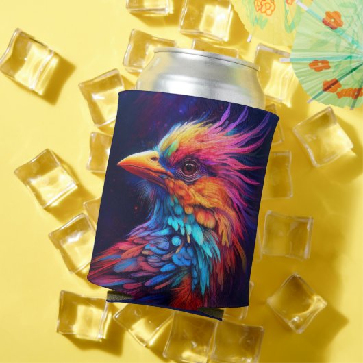 カラフルな熱帯の鳥 缶クーラー (インサイチュ 夏)