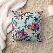 カラフルな熱帯パターン クッション (ブランケット)