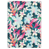 カラフルな熱帯パターン クリップボード (裏面)