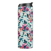 カラフルな熱帯パターン タンブラー (回転左)