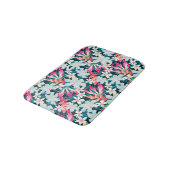 カラフルな熱帯パターン バスマット (アングル)