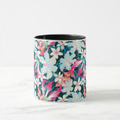 カラフルな熱帯パターン マグカップ (中央)