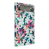 カラフルな熱帯パターン ミニクリップボード (アングル)