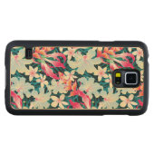 カラフルな熱帯パターン CarvedメープルGalaxy S5スリムケース (正面(横))