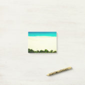 カラフルな熱帯ビーチ ポストイット (デスク上)