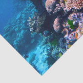 カラフルな熱帯珊瑚礁 薄葉紙 (詳細)