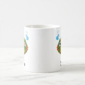 カラフルな熱帯魚 モダン コーヒーマグカップ (中央)