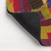 カラフルな熱気の気球 マウスパッド (コーナー)