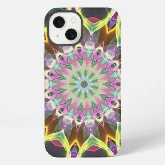 カラフルな爆発 iPhoneケース (裏面)