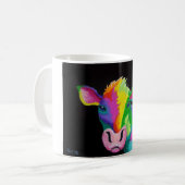 カラフルな牛 コーヒーマグカップ (正面左)