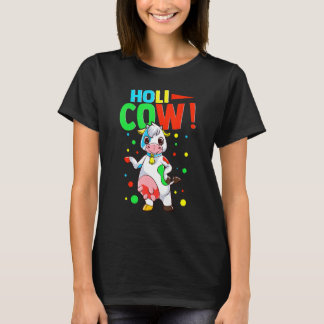 カラフルな牛 Tシャツ
