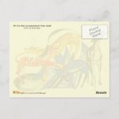 カラフルな犬たち ポストカード (裏面)