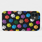 カラフルな犬の足のiPhone 5の箱 Case-Mate iPhoneケース (裏面(横))