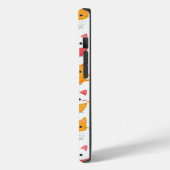 カラフルな猫のティーカップのパターン Case-Mate iPhoneケース (裏面 / 左)