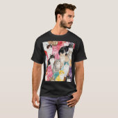 カラフルな猫 Tシャツ (正面フル)