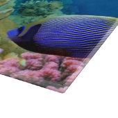 カラフルな珊瑚及び熱帯魚 カッティングボード (角)