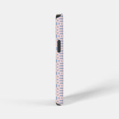 カラフルな現代的な形状のパターン iPhoneケース (右側面)
