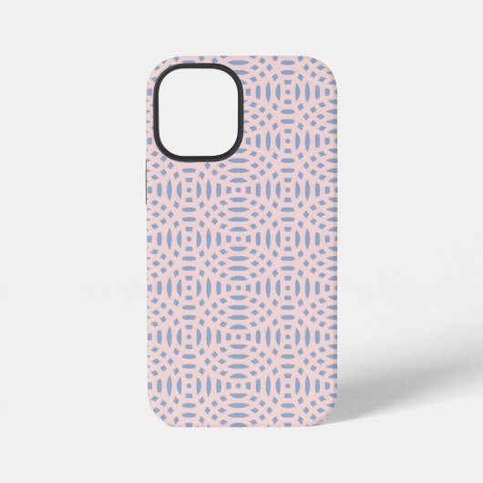 カラフルな現代的な形状のパターン iPhoneケース (裏面)