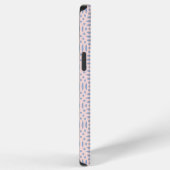 カラフルな現代的な形状のパターン iPhoneケース (右側面)