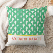 カラフルな現代砂漠南西スタイルのサボテン装飾 クッション (ブランケット)