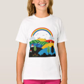 カラフルな田舎の風景 Tシャツ (正面)