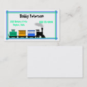 カラフルな男の子のテレホンカード コーリングカード (正面/裏面)