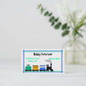 カラフルな男の子のテレホンカード コーリングカード (スタンド正面)