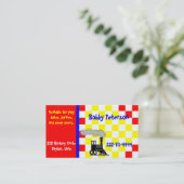 カラフルな男の子のテレホンカード コーリングカード (スタンド正面)