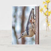 カラフルな白breasted精神病院の垂直 カード (黄色い花)