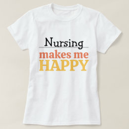 カラフルな看護師の引用 Tシャツ