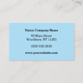 カラフルな眼科医 名刺 (裏面)