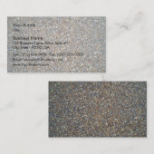 カラフルな石造りの砂利の質 名刺 (正面/裏面)