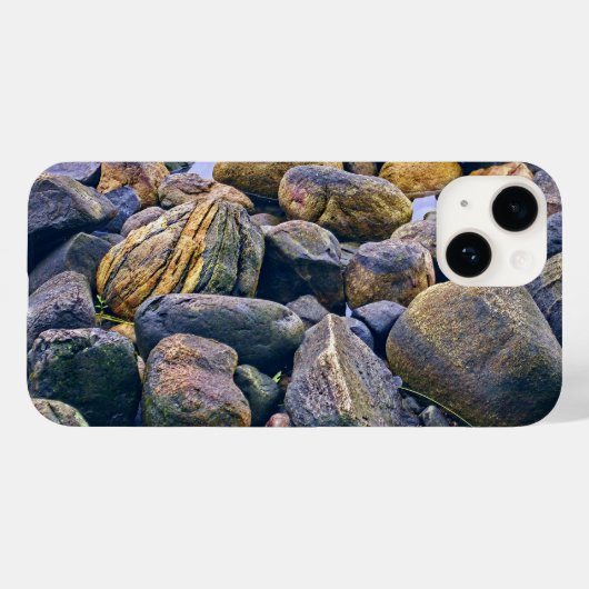 カラフルな石    Case-Mate iPhoneケース (裏面 (横))