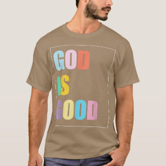 カラフルな神はすばらしい Tシャツ