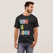 カラフルな神は良い Tシャツ (正面フル)