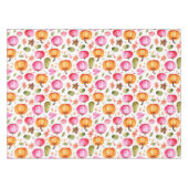 カラフルな秋のカボチャ エレガント テーブルクロス (正面(横))